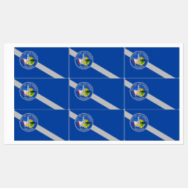 ラスベガス国旗を掲げた愛国的なラベル ラベル