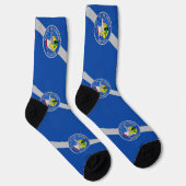 ラスベガス地球に優しの旗を持つ女性用ソックス ソックス (右)