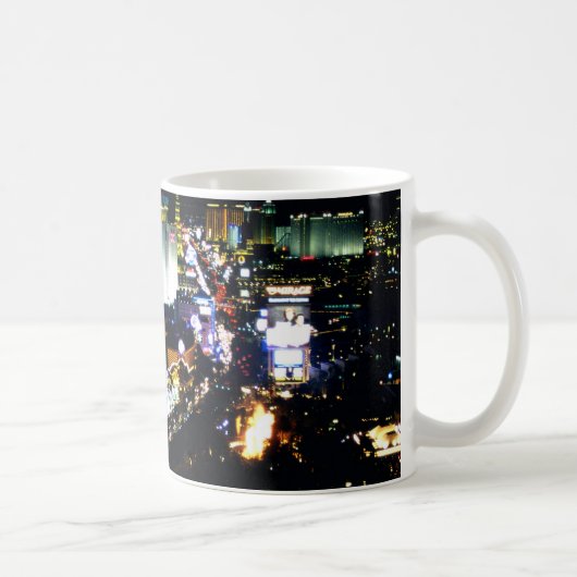 ラスベガス夜のストリップ コーヒーマグカップ (右)
