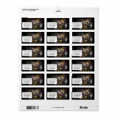 ラスベガス大通りストリップフォト ラベル (フルシート)