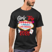 ラスベガス女子旅パーティー2026 Tシャツ (正面)