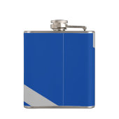 ラスベガス市旗を掲げる愛国的なフラスコ フラスク (裏面)