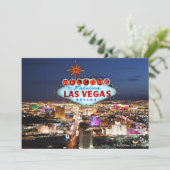 ラスベガス招待状カード 招待状 (スタンド正面)