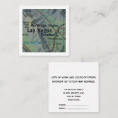 ラスベガス新しいアドレスカードを移動 エンクロージャーカード (正面/裏面)