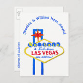 ラスベガス新住所のお知らせ 案内ポストカード (正面/裏面)