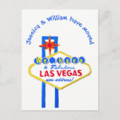 ラスベガス新住所のお知らせ 案内ポストカード (正面)