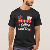 ラスベガス旅行に行くラスベガスのパーティー Tシャツ (正面)