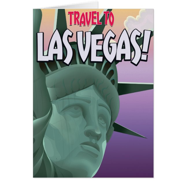 ラスベガス旅行のバカンスポスター (正面)