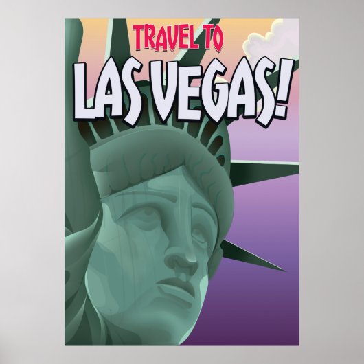 ラスベガス旅行のバケーションポスター。 ポスター (正面)