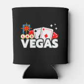 ラスベガス旅行へようこそ素敵なラスベガスの看板 缶クーラー (裏面)