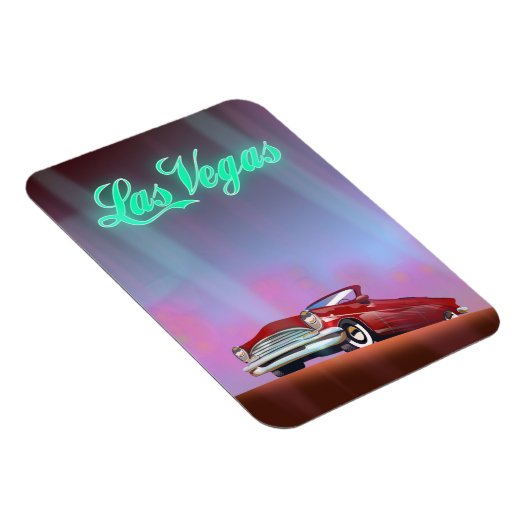 ラスベガス旅行ポスターポストカード マグネット (右側)