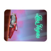 ラスベガス旅行ポスターポストカード マグネット (横)