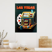 ラスベガス旅行ポスター ポスター (キッチン)