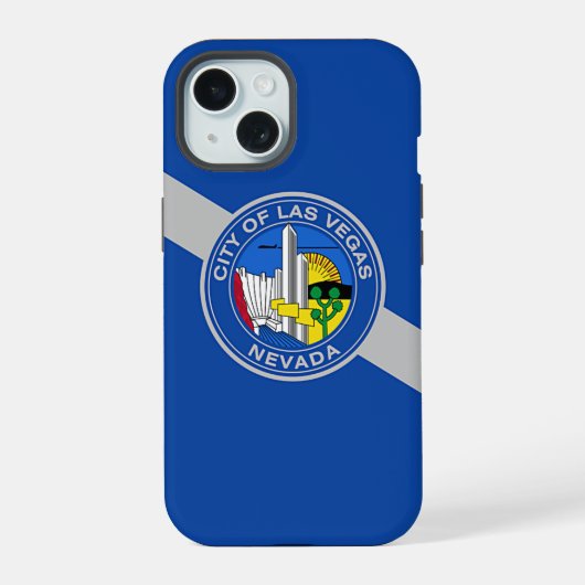 ラスベガス旗のApple iPhone 15 Case-Mate 15ケース (裏面)