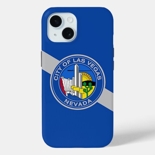ラスベガス旗のApple iPhone 15 Case-Mate iPhoneケース (裏面)