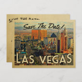 ラスベガス日付のヴィンテージはがきを保存 案内ポストカード (正面/裏面)