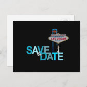 ラスベガス日付ポストカードの保存 案内ポストカード (正面/裏面)