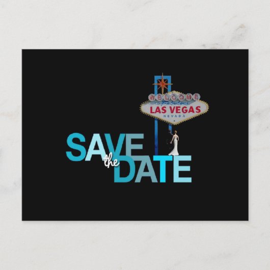 ラスベガス日付ポストカードの保存 案内ポストカード (正面)