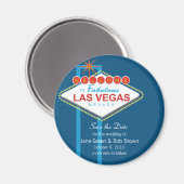 ラスベガス日付磁石を保存 マグネット (正面/裏面)