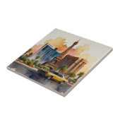 ラスベガス水彩画 タイル (側面)