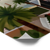 ラスベガス水彩画 ポスター (角)