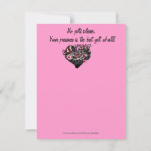 ラスベガス流の誕生会 招待状 (裏面)