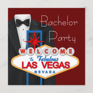 ラスベガス独身パーティー 招待状
