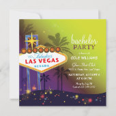 ラスベガス独身最後の夜招待状 招待状 (正面)