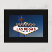 ラスベガス目的地の結婚式の日付を保存Annou 案内ポストカード (正面)