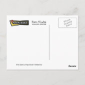 ラスベガス第5セント酒類レトロネオンサインはがき ポストカード (裏面)