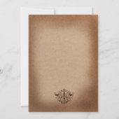 ラスベガス素朴ウェディングカード セーブザデート (裏面)