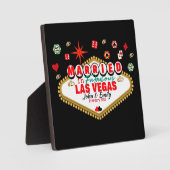 ラスベガス結婚したカップルマッチングバケーションネバダ フォトプラーク (正面)