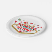 ラスベガス結婚したカップルマッチングバケーションネバダ ペーパープレート (アングル)