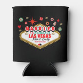 ラスベガス結婚したカップルマッチングバケーションネバダ 缶クーラー (正面)