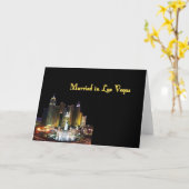 ラスベガス結婚したカードで カード (黄色い花)