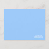 ラスベガス結婚で「日付を保存」スロットはがき 案内ポストカード (裏面)