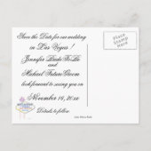 ラスベガス結婚のお知らせ 案内ポストカード (裏面)