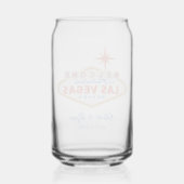 ラスベガス結婚のカスタムガラス器 ガラス缶 (裏面)