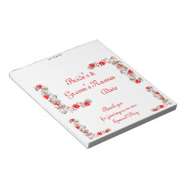 ラスベガス結婚のキャンディバーラッパーパーティーのお気に入り ノートパッド