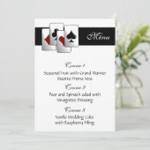 ラスベガス結婚のメニューカード メニュー (スタンド正面)