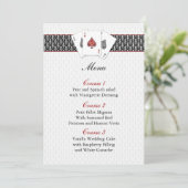 ラスベガス結婚のメニューカード メニュー (スタンド正面)