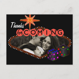 ラスベガス結婚の感謝 ポストカード