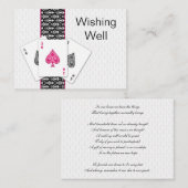 ラスベガス結婚の願い井戸のカード エンクロージャーカード (正面/裏面)