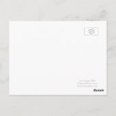 ラスベガス結婚の「Spotlight on Bride」ポストカード ポストカード (裏面)