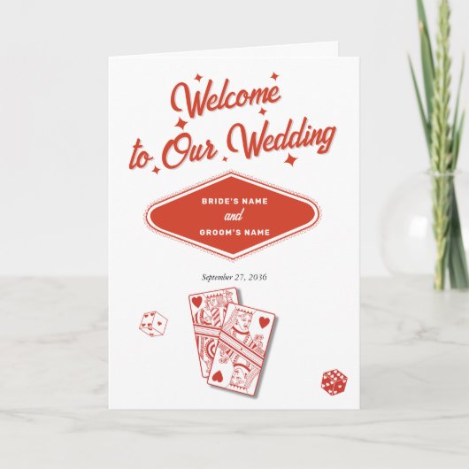 ラスベガス結婚カジノのサービス命令 プログラム (正面)