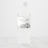 ラスベガス結婚スカイライン ペットボトルラベル (正面)