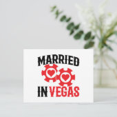 ラスベガス結婚ズ – カップル – ベガ結婚したス ポストカード (スタンド正面)