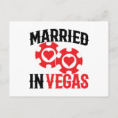 ラスベガス結婚ズ – カップル – ベガ結婚したス ポストカード (正面)