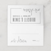 ラスベガス結婚ズ | テーブル名カードの配置 プレイスカード (外部開封)