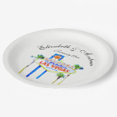 ラスベガス結婚ズ ペーパープレート (アングル)